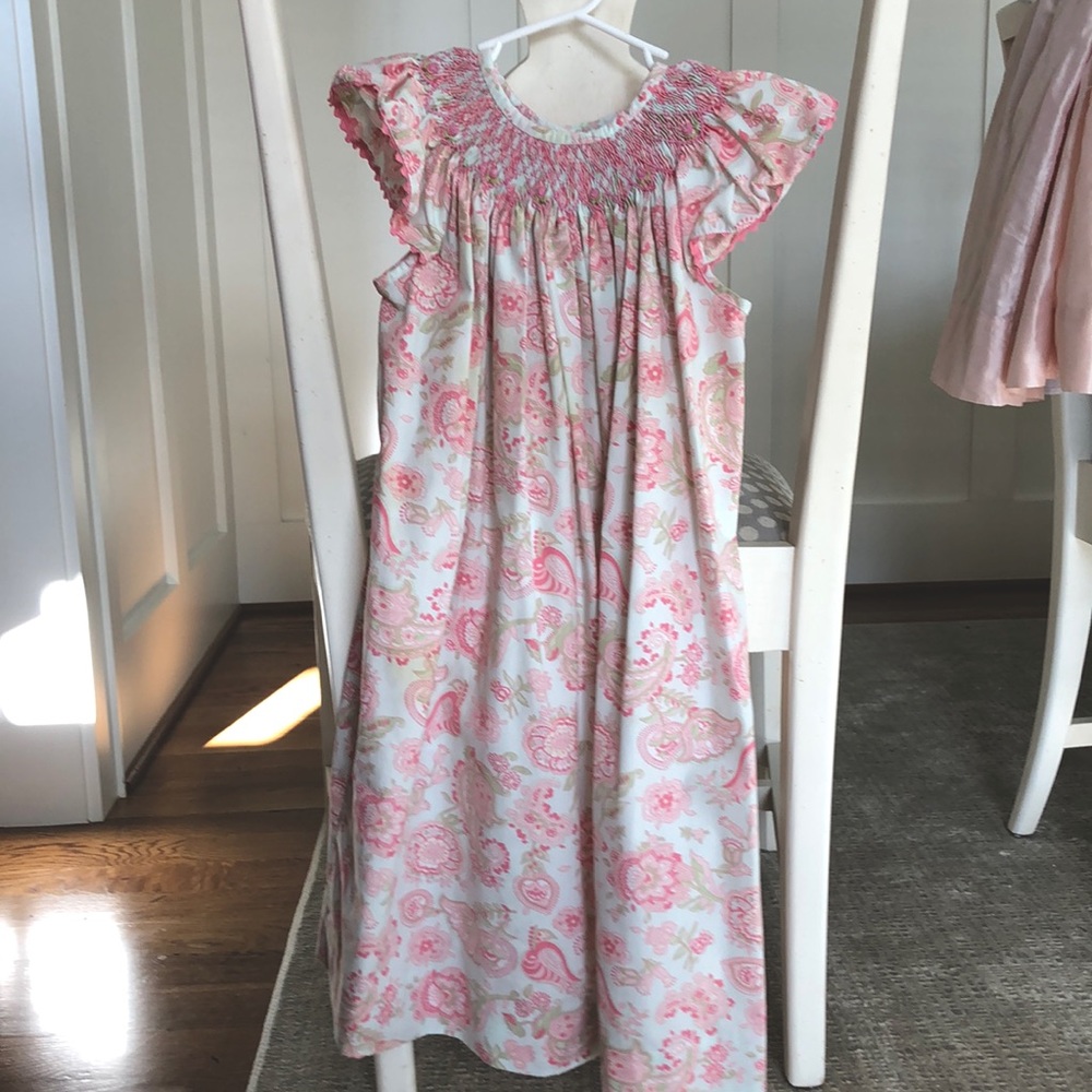 Shrimp & Grits long smocked dress. Size 5